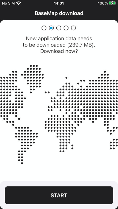 welcome screen